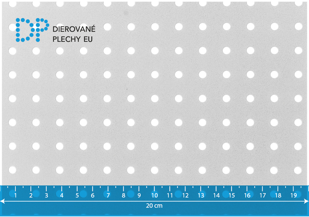 Dierovaný plech oceľový Rg 4,5-15