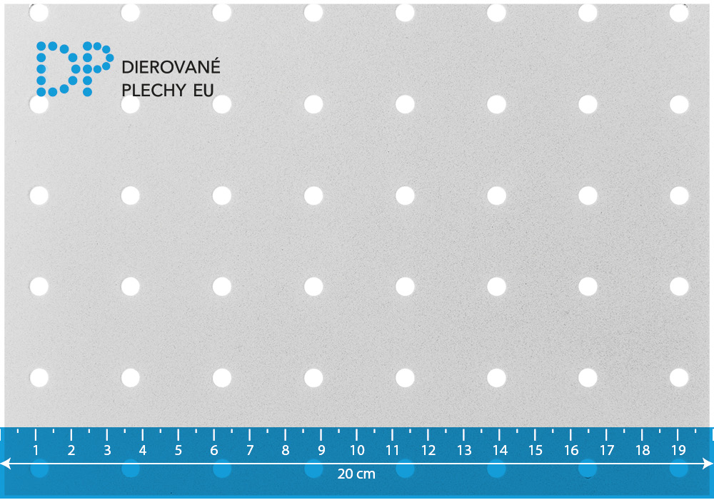 Dierovaný plech oceľový Rg 5-25