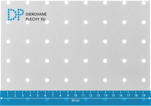 Dierovaný plech oceľový Rg 5-25