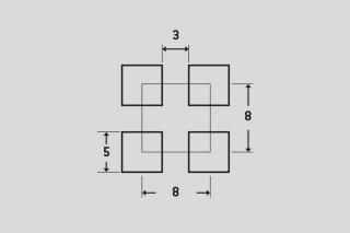 Dierovaný plech hliníkový Qg 5-8