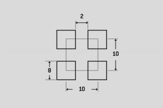 Dierovaný plech nerezový Qg 8-10