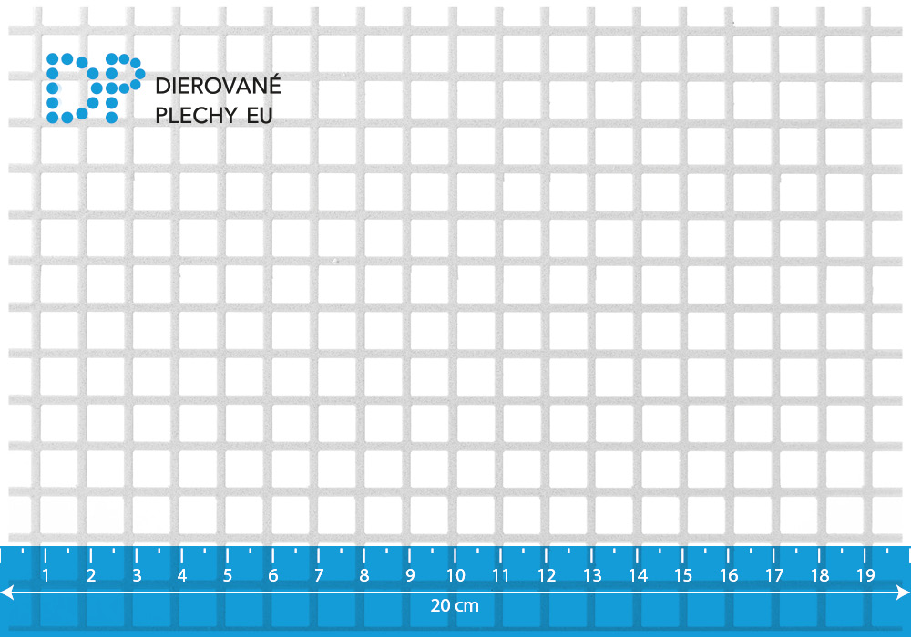 Dierovaný plech nerezový Qg 8-10