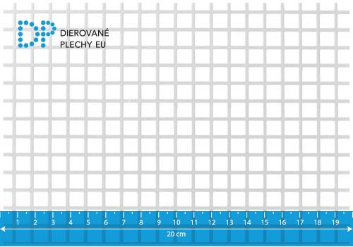 Dierovaný plech pozinkovaný Qg 8-10