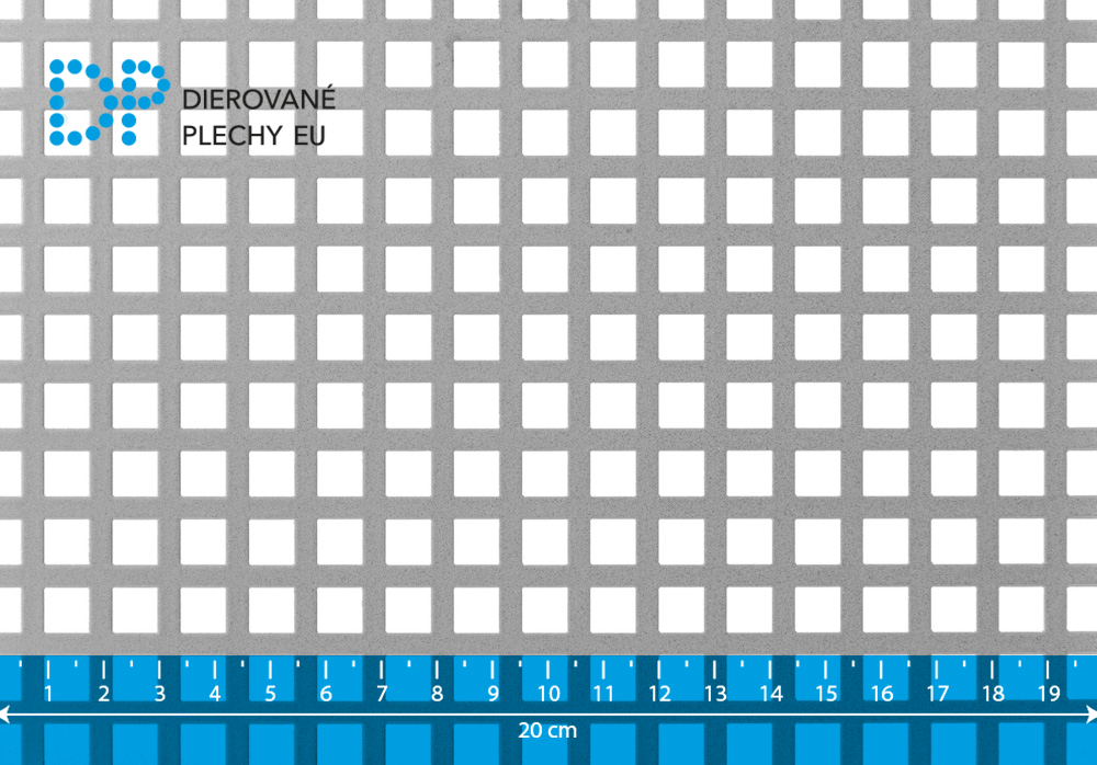 Dierovaný plech nerezový Qg 8-12