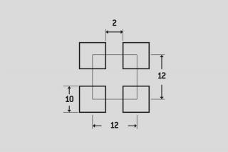 Dierovaný plech nerezový Qg 10-12
