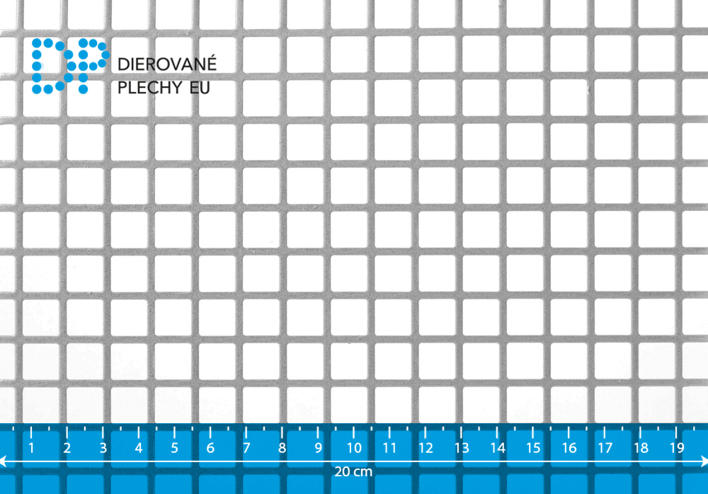 Dierovaný plech pozinkovaný Qg 10-12