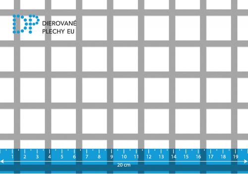Dierovaný plech oceľový Qg 20-25