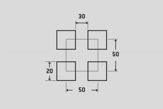 Dierovaný plech hliníkový Qg 20-50