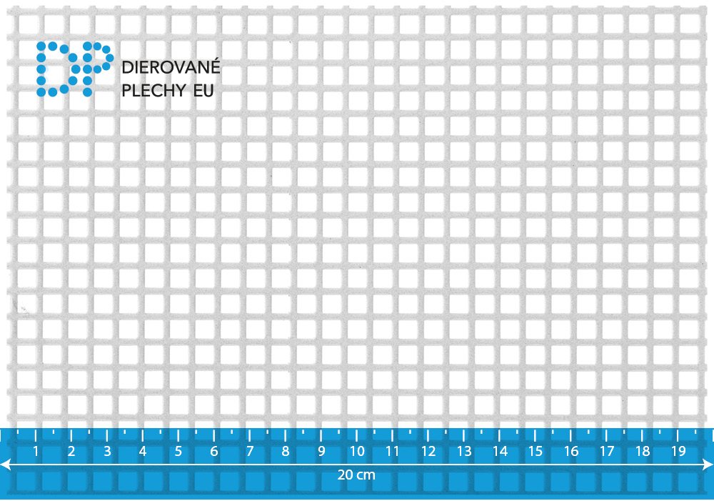 Dierovaný plech pozinkovaný Qg 5-7