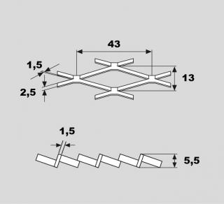 Ťahokov oceľový 43x13