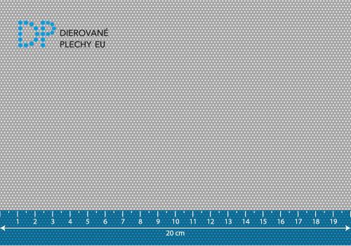 Dierovaný plech nerezový Rv 0,8-1,5