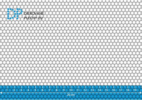 Dierovaný plech oceľový Rv 4-5