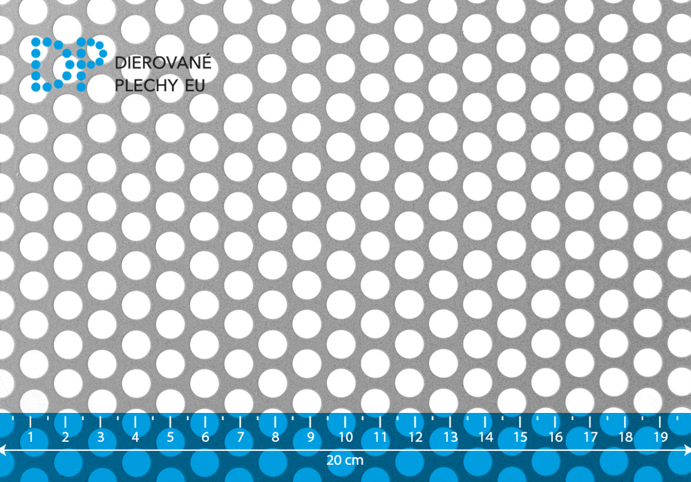 Dierovaný plech nerezový Rv 8-11