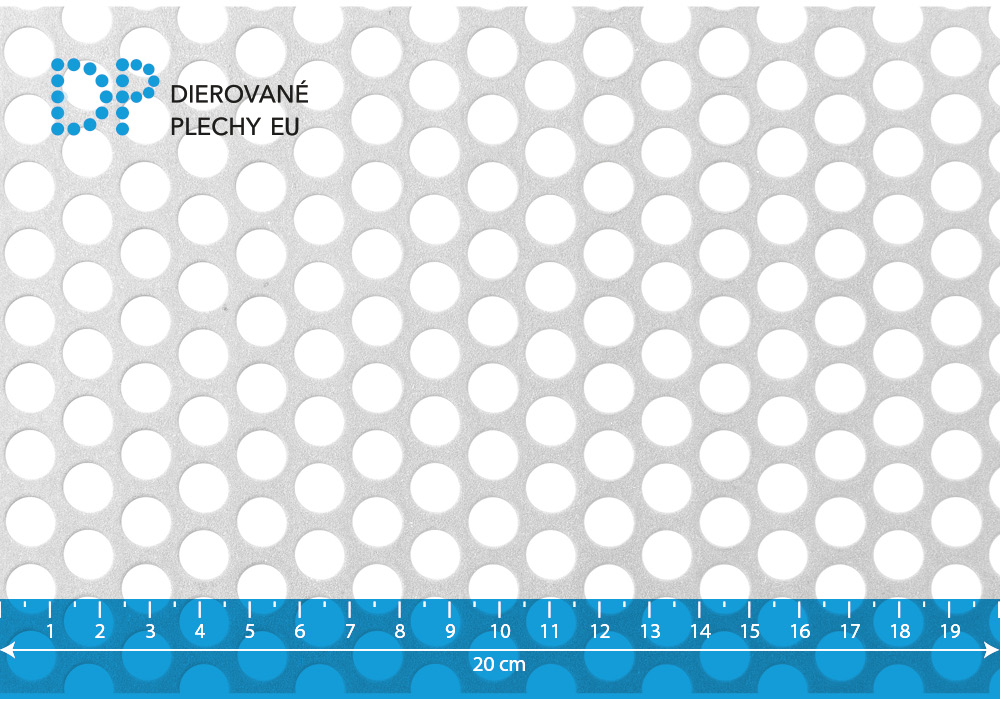 Dierovaný plech oceľový Rv 10-14